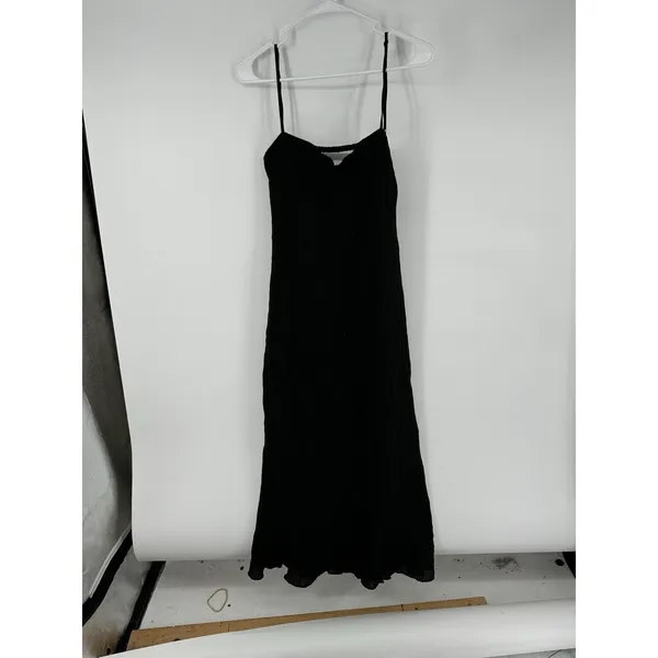 ASTR The‎ Label Open Back Plisse Midi Dress Size Small Black - Image 3