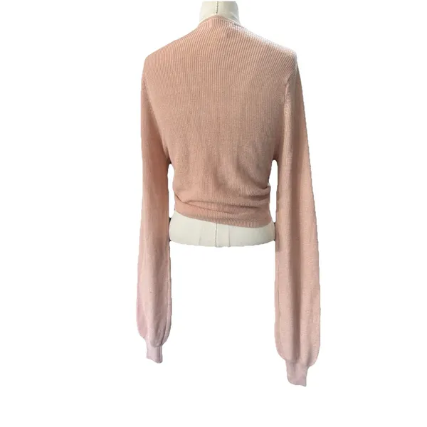 Beach Riot Kenzi Sweater Medium M Rose Cloud Pink Knit Pullover Cozy Designer⁠ - Image 5