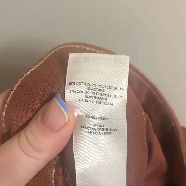 ✨Aritzia Wilfred Free Modern Cargo Burnt Orange Sz 0 Pants✨ - Image 9
