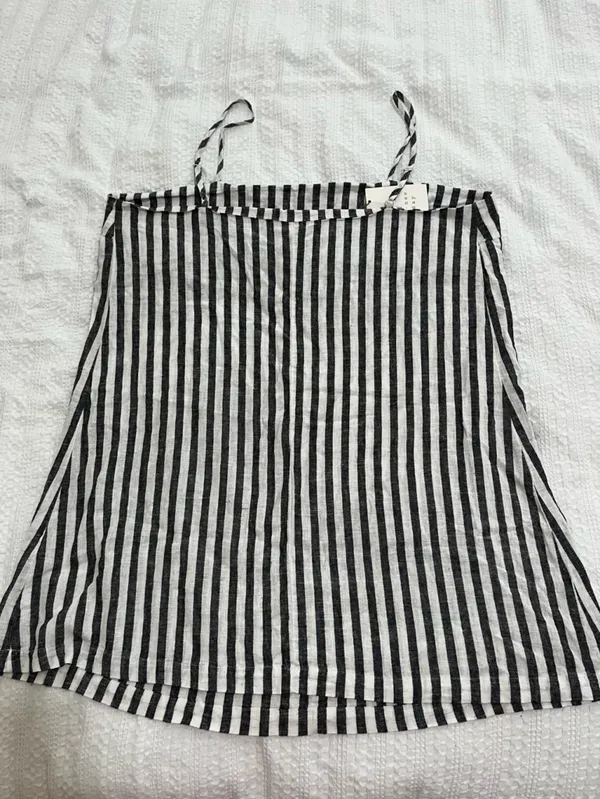 a new day Navy and White Striped Mini Sundress - Image 5