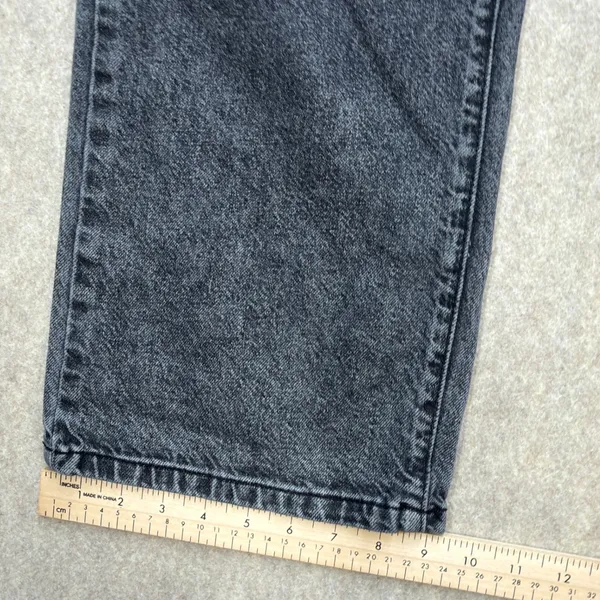 Love Soho Women 4 Gray Acid Wash Y2K Grunge Wide Leg Low Rise Skater Girl Jeans - Image 9