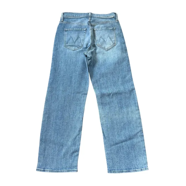 Mother The Ditcher Crop Jeans Boogie Down Blue Size 24 - Image 4