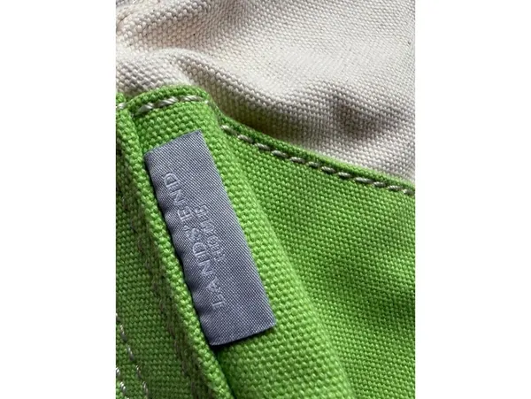 Lands' End Canvas Tote Bag with Green Accent - Image 3