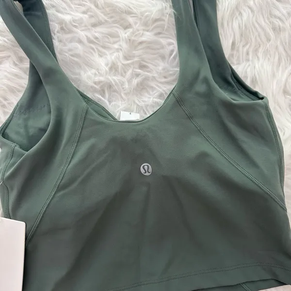 Lululemon Align Tank Top Grey Eucalyptus Size 2 - Image 6