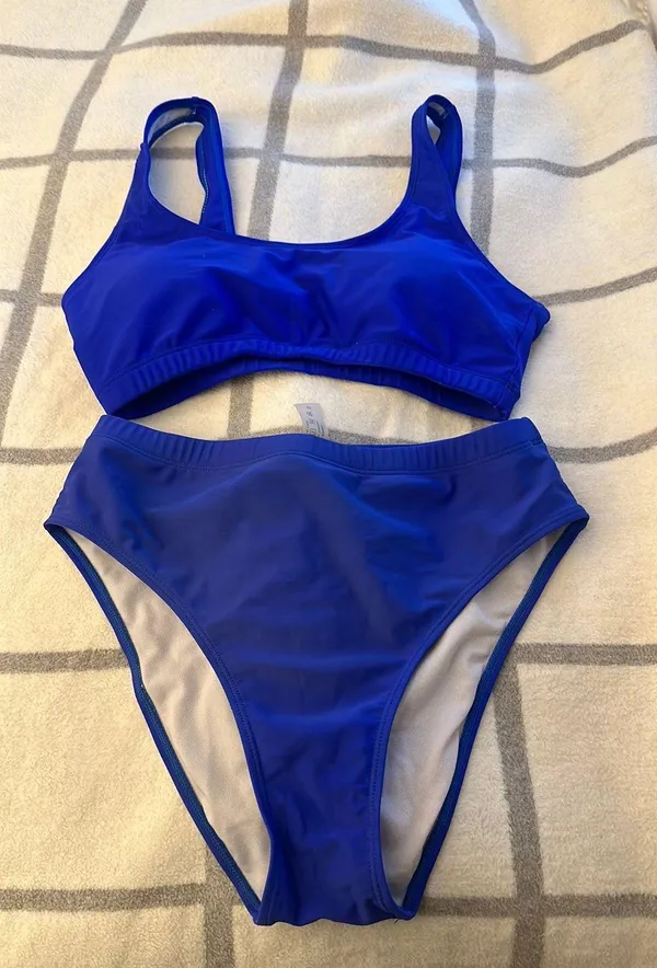 2 Piece Bikini Set Bathing Suit Blue - Image 4