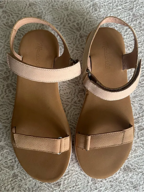 Madewell The Maggie Sandal In Colorblock - Image 4