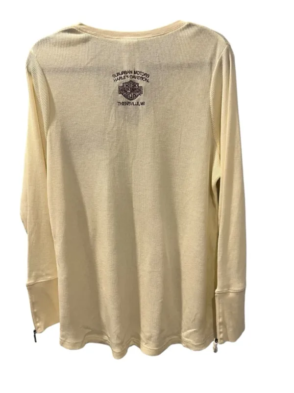 Harley Davidson NWT Thermal 2016 Purple Embroidered Long Sleeve Shirt Size 2XL - Image 3