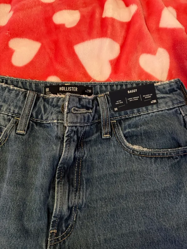 Hollister Baggy Women’s Jeans - Blue - Image 2