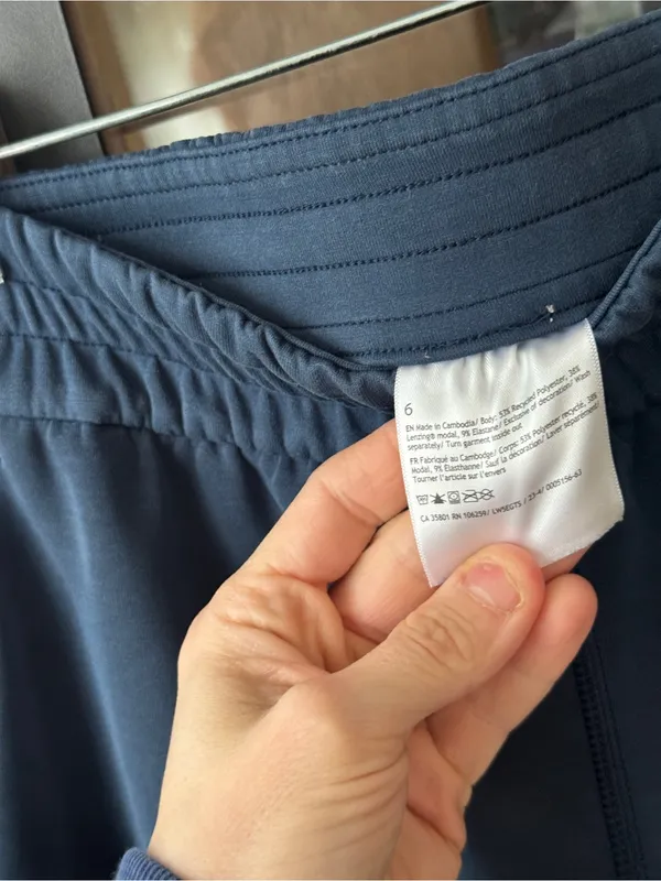 Lululemon Softstreme High-Rise Pants True Navy pockets wide straight leg - Image 6
