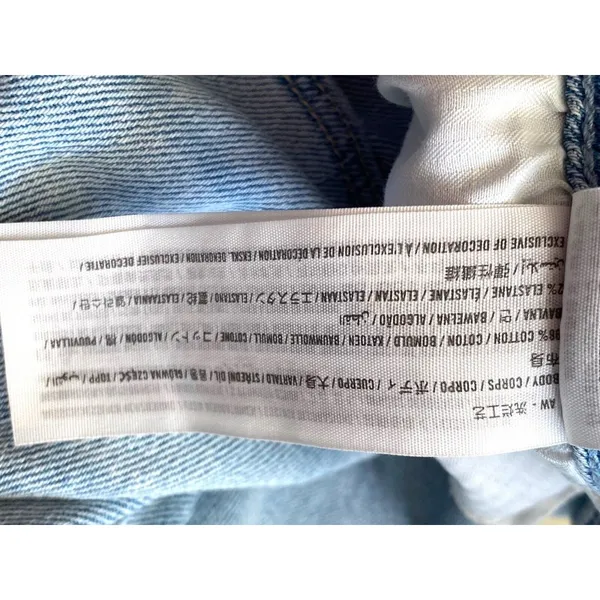 Hollister Jeans Womens 15L Ultra High Rise Mom Stretch‎ distressed Denim 32x29 - Image 8