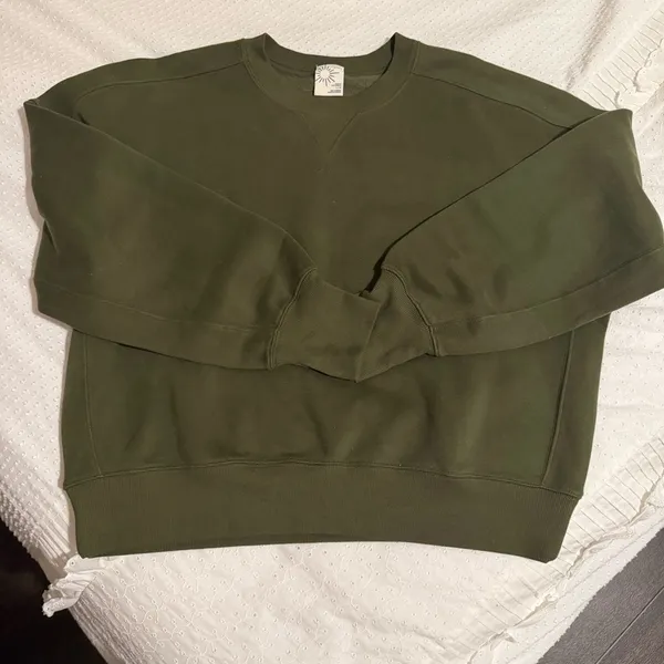 Aerie Cloud Fleece Classic Crewneck Sweatshirt - Image 3
