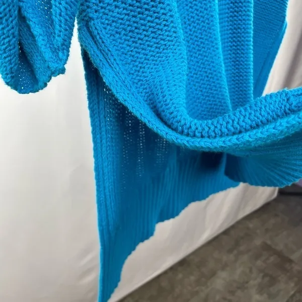 Free People Firefly‎ Tunic Sweater in Blue Size Small - Image 9