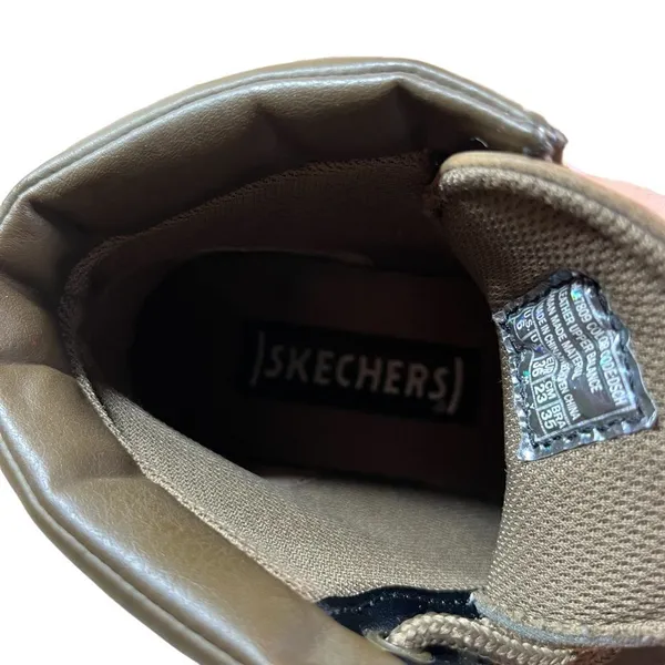 ‎Skechers Brown Leather Lace Up Ankle Boots - Image 11