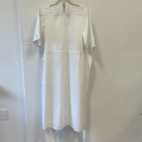 NWT M. Martin‎ Oversized Minimalist Belted Lightweight Cotton Midi Dress Sz 2 - Image 2