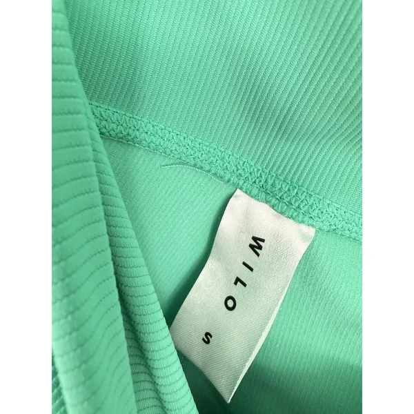 WILO‎ THE LABEL Anthropology COLOR BLOCK Ribbed 7/8 LEGGINGS SIZE SMALL Mint - Image 4