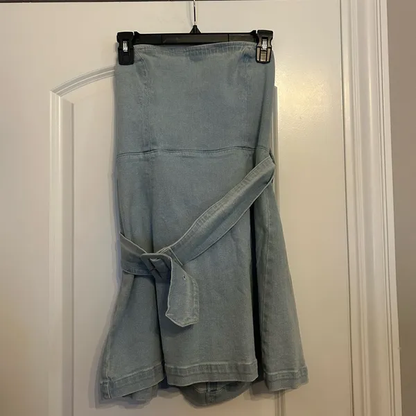 Amanda Uprichard Fae Denim Dress - Image 2
