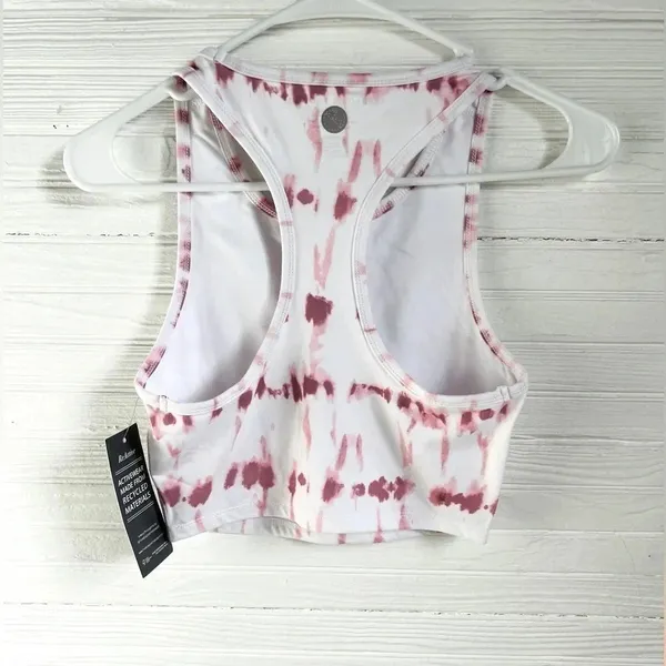 Threads 4 Thought Kady Pink Stripe Washed RacerBack Cropped Tank Size XS - Image 2