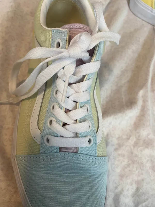 Vans old skool women’s pastel color block shoes - Image 11
