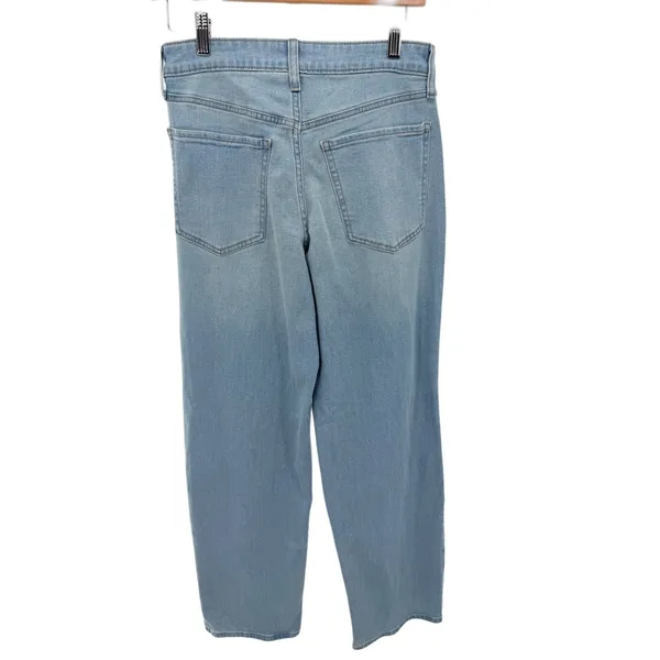 Old Navy Wow Loose High Rise Light Wash Straight Leg Jeans Baggy‎ Womens 6 NWT - Image 4