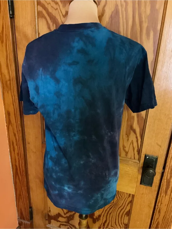 Liquid Blue Grateful Dead Dancing Bear Blue Tie Dye T Shirt Medium - Image 9
