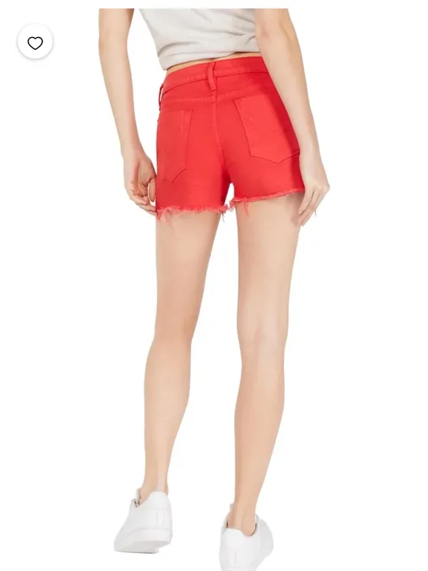 Hudson Jeans Gemma Red Jeans Shorts size 25 - Image 2