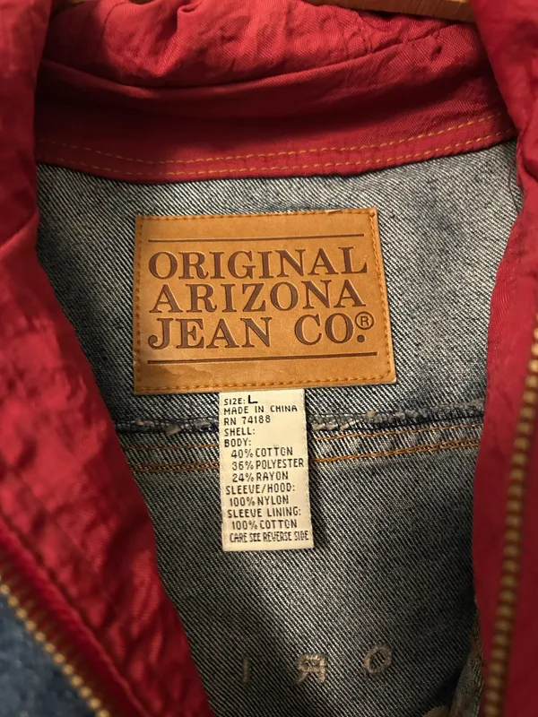 Arizona Jean Company Vintage Denim Rain Jacket - Image 3