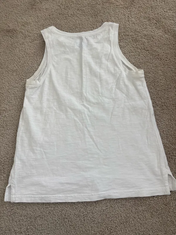 Southern tide Sun farer collections women’s sleeveless tank top white - Image 6
