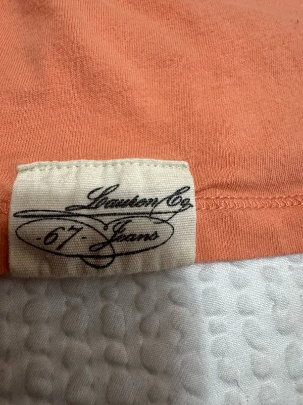 Ralph Lauren Orange Short-Sleeve Graphic Crewneck Tee - Image 7