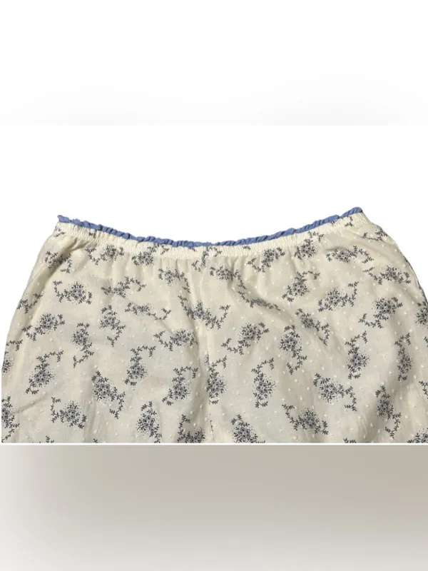 Vintage E By Eloise Anthropologie Swiss Dot Pajama Set Small Toile Floral - Image 11