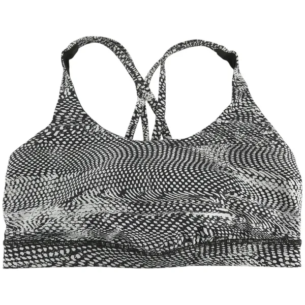Lululemon Energy Sports Bra Medium Support Wicking Swerve Vapor Metal Grey 10 - Image 2