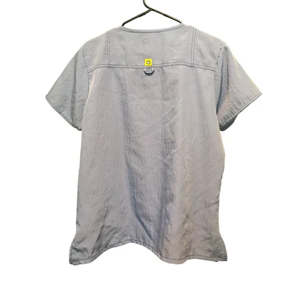 Wink Four Stretch 4 Light Blue Scrub Top Size L - Image 2