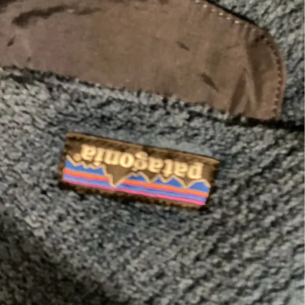 Patagonia Teal read tool snap pullover Fleece Jacket small - Image 4