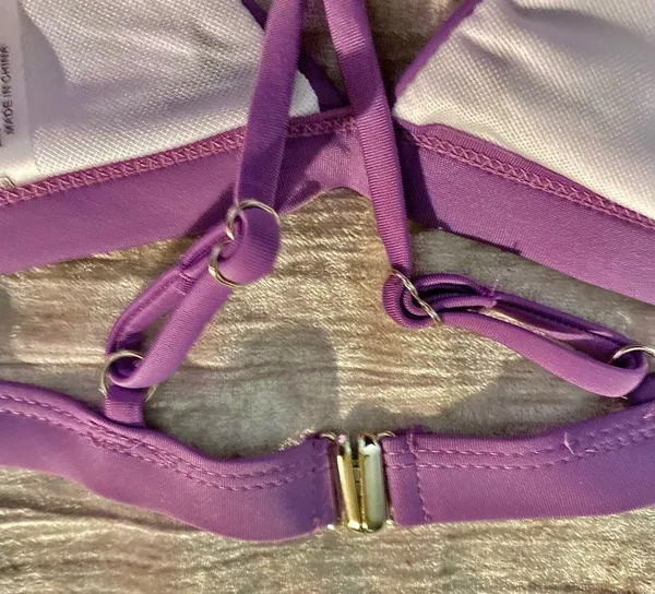 NWOT Plum Purple Small 2 piece bikini. - Image 5
