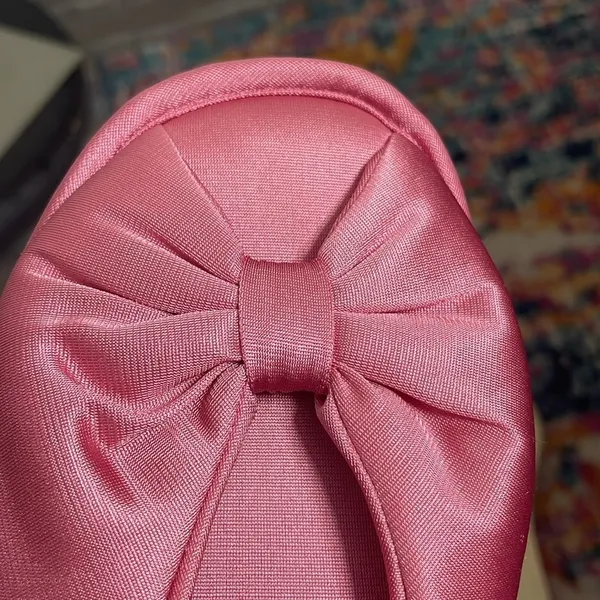 Vanity Fair Vintage Pink Ladies Slippers "Plenty Pink" House Slippers 6.5 - Image 6
