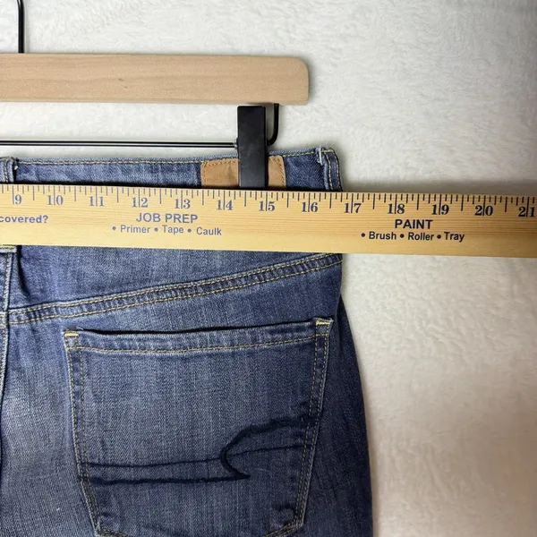 American Eagle Skinny Jeans Mid-Rise Stretch Denim Women's size 12 - Image 10
