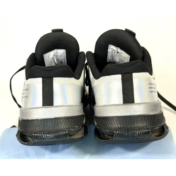 Nike Metcon 8 Premium Womens 8 Silver Iridescent Cross Training Shoes DQ4681-100 - Image 5