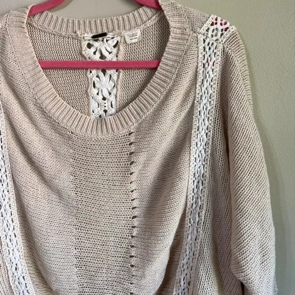 Miss me size‎ small beige sweater - Image 2