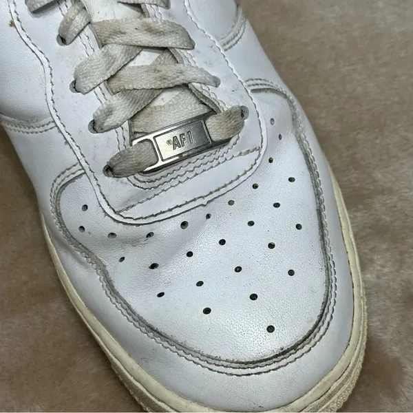 Nike Air Force 1 Low '07 AF1 White Size 8.5 - Image 10