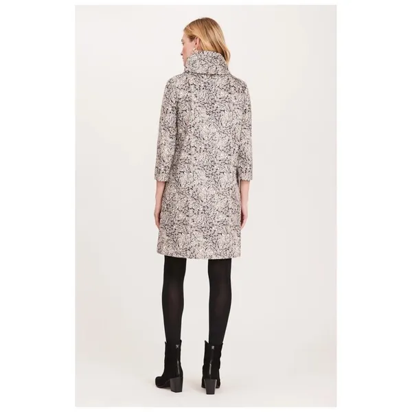 Tyler Boe Kim Faux Suede Dress Multi Animal Print‎ Midi Pockets Casual, Size S - Image 2