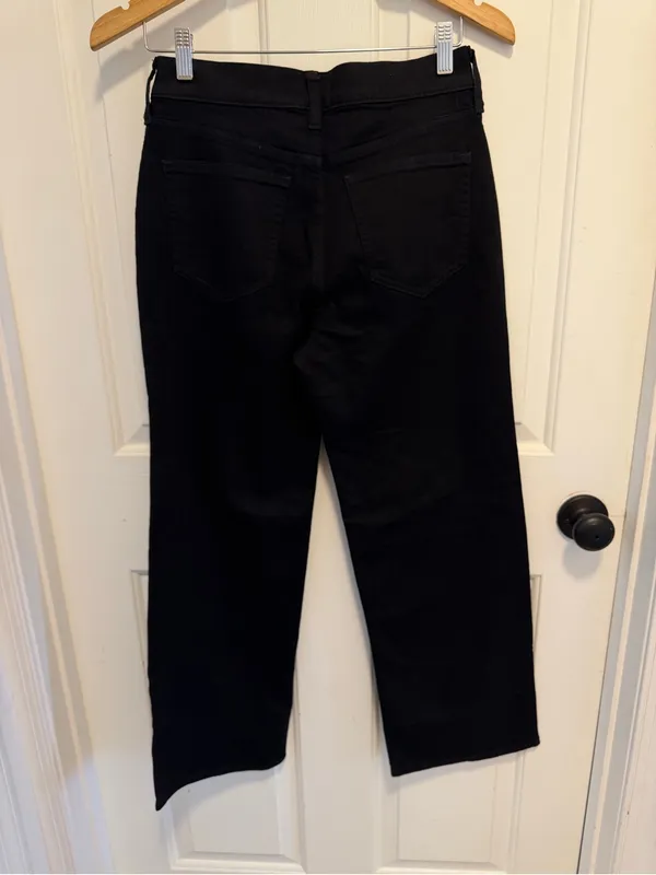 J. Crew Slim-wide Jean Black Rinse Wash Size 26 - Image 5