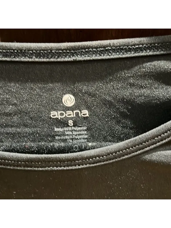 APANA Black Short Sleeve Athletic Shirt - Image 2