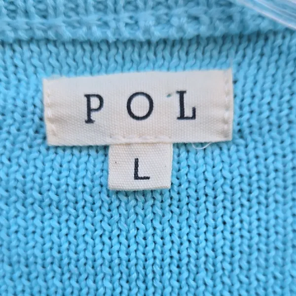 POL Light Blue Crew Neck Sweater - Image 2