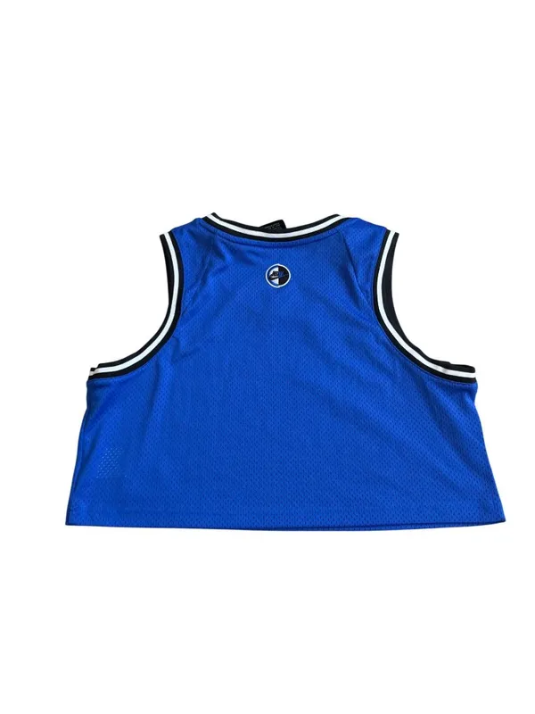 NIKE Women’s Blue Equality Crop Jersey Size Small - Image 3