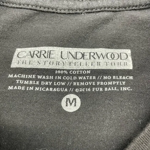 Carrie Underwood The Storyteller Tour 2016 Concert‎ T-Shirt Short Sleeve Medium - Image 6