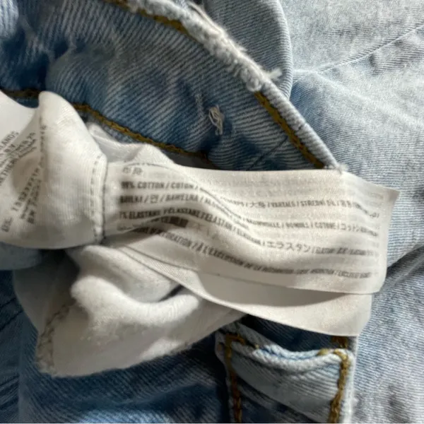 Abercrombie Jeans 90s women’s 26 Ultra High Rise Straight Leg Light Wash Y2K Mom - Image 8