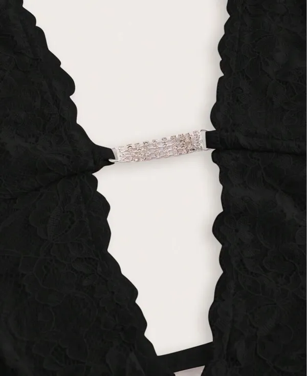 Shein Black Dress Mini Bodycon - Image 3
