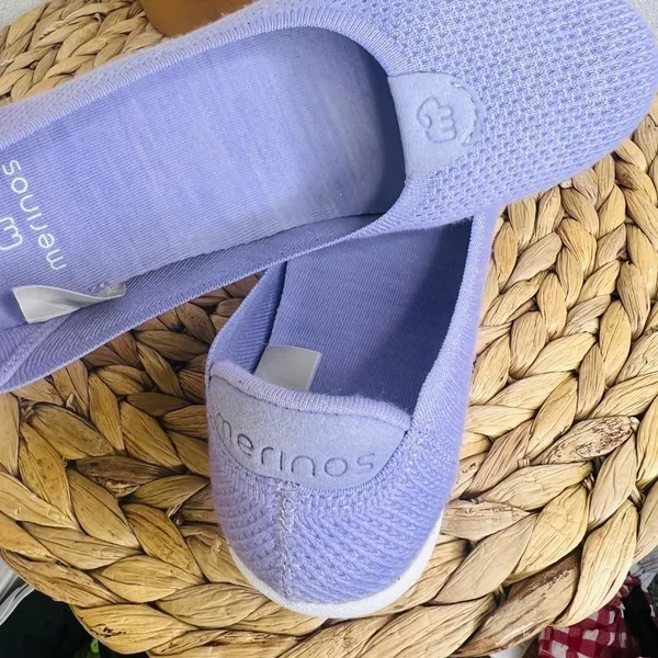 Merinos ballet flats Women's flat Lavender purple violet comfort wool Shoes - Image 5