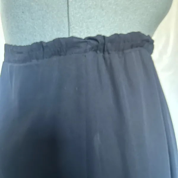 Vtg Y2K Another Thyme Maxi Chiffon Pull On Skirt XL Whimsigoth Minimal Artsy - Image 3