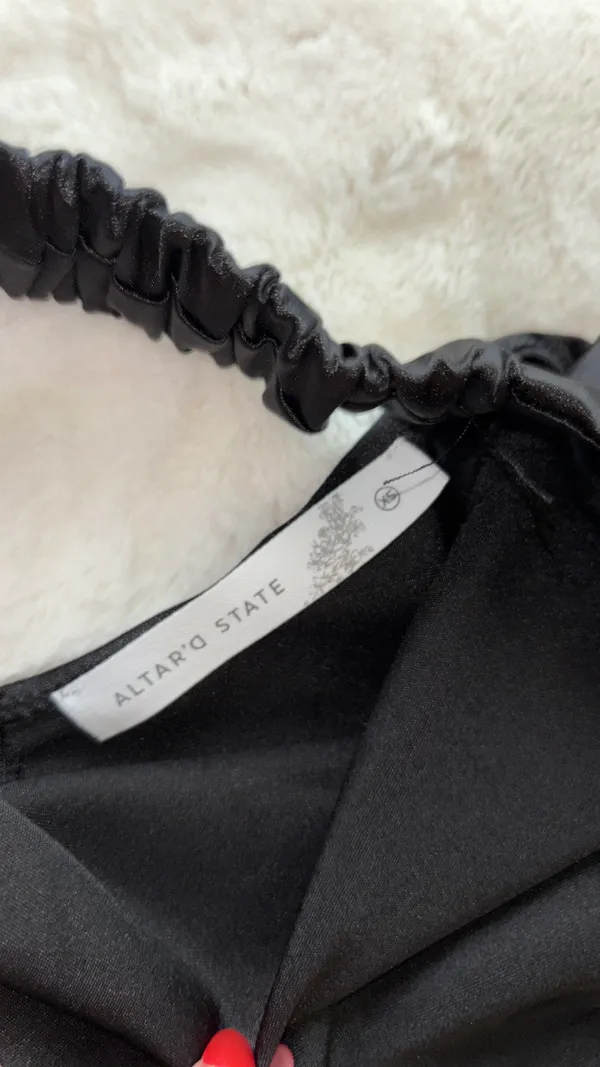 Altar'd State Black Maxi Dress - Image 3