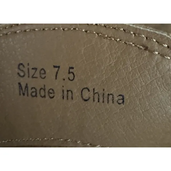 Chic CCOCCI‎ Women's Kendall Tri-tone Ankle Boot Black/Camel/Taupe Size 7.5 - Image 7